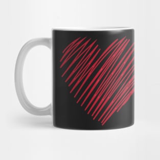 Red Heart Mug